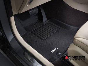 Alfa Romeo Giulia Floor Liners - All Weather - Rubberized - Premium - Front 2 Piece Set - RWD